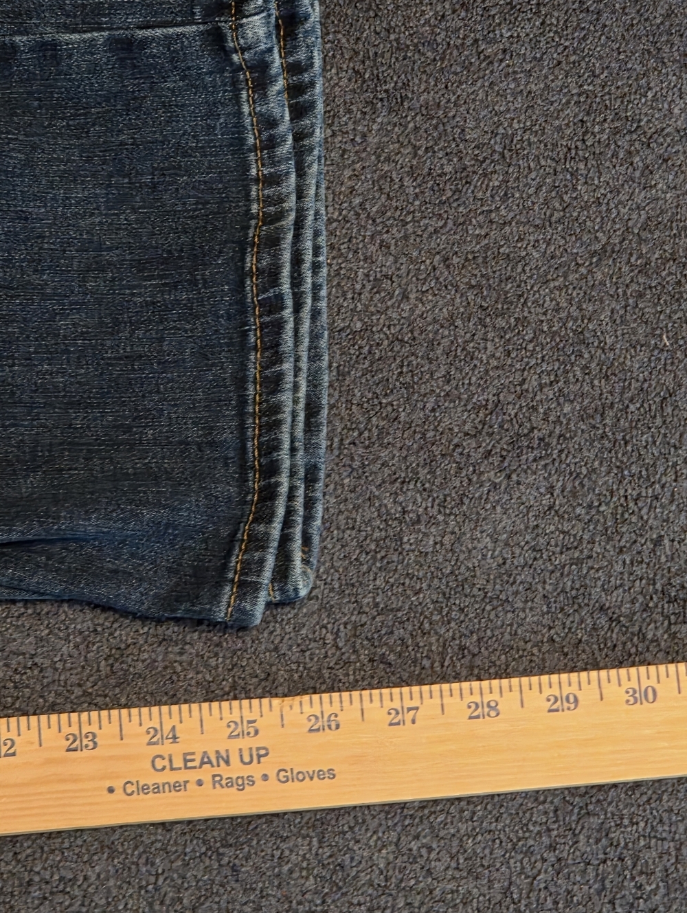 Lee Jeans Dark Wash Stretch Waist Size 18P EUC - Picture 5 of 6